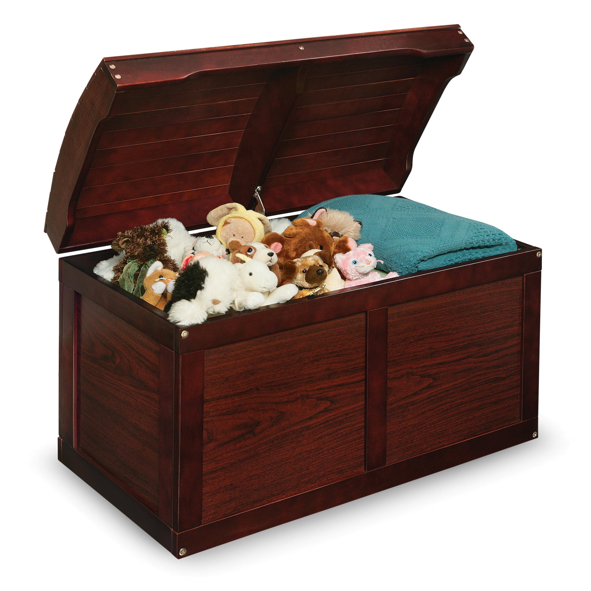 Badger Basket Hardwood Barrel Top Toy Chest